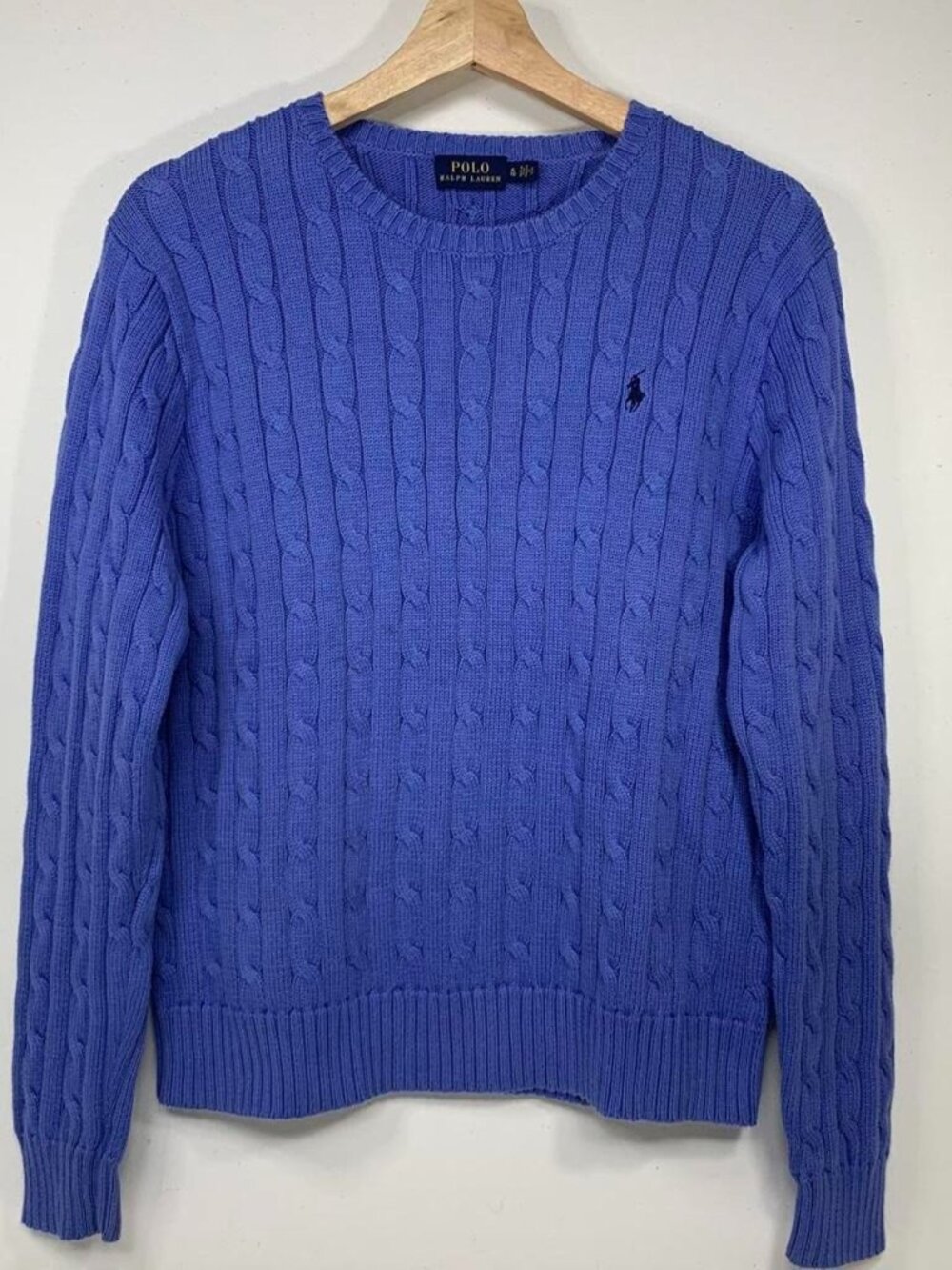 Polo Ralph Lauren Women's Blue and Purple Jumper